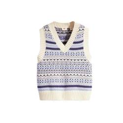 LEVIS Women's Brynn Sweater Vest Multi-Color, SYNEVE Fairisle SUNN, XS von Levi's