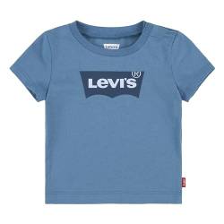 Levi's Baby-Jungen LVB S/S Batwing Tee 6E8157 T-Shirt, Coronet Blue, 12 Months von Levi's