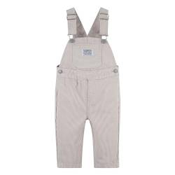 Levi's Baby-Jungen SBSS243 LVN Railroad Stripe Overall 6EJ382 Latzhose, Oxford TAN, 12 Months von Levi's