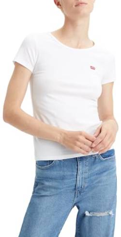 Levi's Damen 2-Pack Tee T-Shirt, White + & White +, XS von Levi's