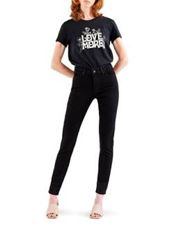 Levi's Damen 310 Shaping Super Skinny Jeans, Black Squared, 29W / 28L von Levi's
