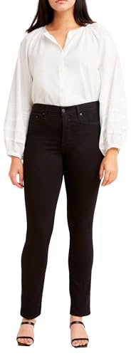 Levi's Damen 312 Shaping Slim Jeans Black and Black (Schwarz) 3134 von Levi's