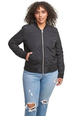 Levi's Damen Bomberjacke mit Rautenmuster Jacke, Shade Black, S von Levi's