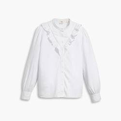 Levi's Damen Carinna Bluse, Bright White, L - von Levi's