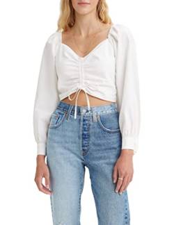 Levi's Damen Devin Bluse, White Alyssum, Weiß, L von Levi's