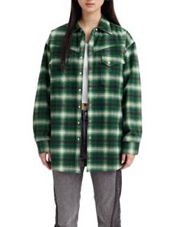 Levi's Damen Dorsey Western Hemd, Opal Plaid Pine Grove, S von Levi's