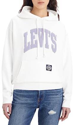 Levi's Damen Graphic Standard Hooded Sweatshirt Hoodie, College Levis 2 Bright White, XXS von Levi's