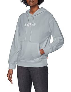 Levi's Damen Graphic Standard Hooded Sweatshirt Hoodie, New Logo II Pearl Gray, XL von Levi's