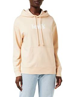 Levi's Damen Graphic Standard Hooded Sweatshirt Hoodie, Poster Logo Fleece Peach Puree, XS von Levi's