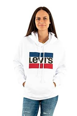Levi's Damen Graphic Standard Hoodie, Sportswear 2.1 White +, M von Levi's