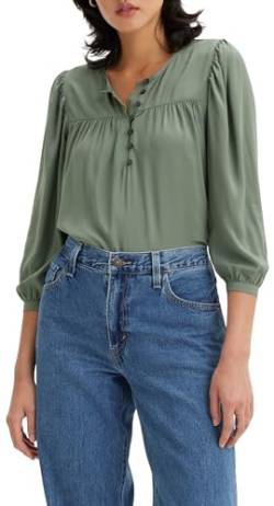 Levi's Damen Halsey 3/4 Sleeve Woven Blouses Blouse, Dark Forest, XS von Levi's