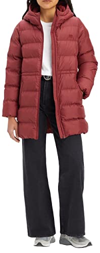 Levi's Damen Hooded Midi Jacke, Syrah, M von Levi's