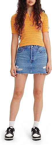 Levi's Damen Icon ICON SKIRT Skirt, Iconically Yours, 24 von Levi's