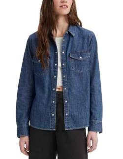 Levi's Damen Iconic Western Hemd,Air Space 3,L von Levi's