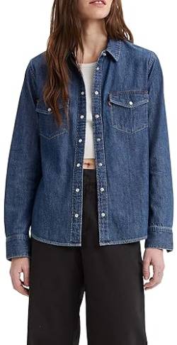 Levi's Damen Iconic Western Hemd,Air Space 3,XS von Levi's