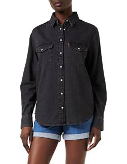 Levi's Damen Iconic Western Hemd,Night Is Black,M von Levi's