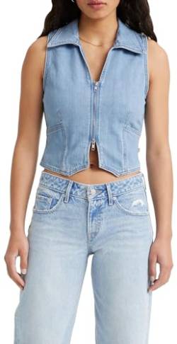 Levi's Damen Lilou Denim Vest Top, Blushing Don 4, L von Levi's