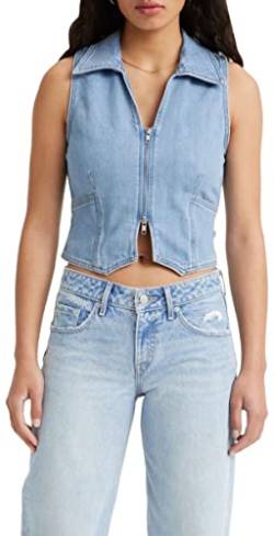 Levi's Damen Lilou Denim Vest Top, Blushing Don 4, XS von Levi's