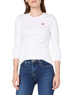 Levi's Damen Long-Sleeve Baby Tee White + XS von Levi's