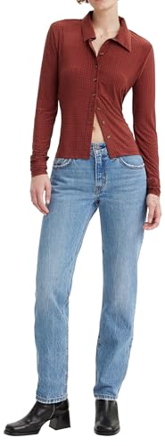 Levi's Damen Middy Straight Jeans, Good Grades, 25W / 31L von Levi's
