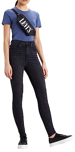 Levi's Damen Mile High Super Skinny Jeans, Black Ground, 24W / 30L von Levi's