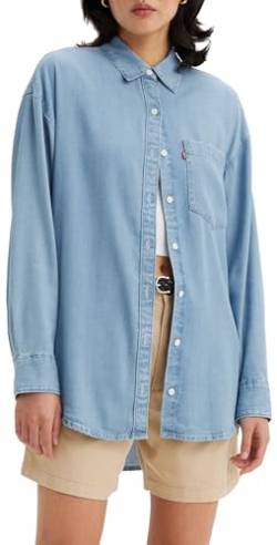 Levi's Damen Nola Oversized Shirt Hemd,Hip To Be Square,M von Levi's