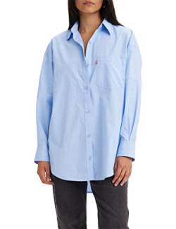 Levi's Damen Nola Oversized Shirt Hemd,Serenity Blue,S von Levi's