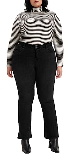 Levi's Damen Plus Size 315™ Shaping Bootcut Jeans, Soft Black, 14 M von Levi's