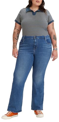 Levi's Damen Plus Size 726™ High Rise Flare Jeans,Medium Indigo Worn In,16 S von Levi's