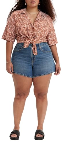 Levi's Damen Plus Size 80s Mom Shorts, You Sure Can, 14 von Levi's