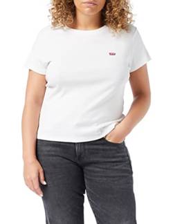 Levi's Damen Plus Size SS Baby Tee T-Shirt,White +,1X von Levi's