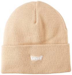 Levi's Damen Slouchy Tonal Batwing Beanie, Regular Khaki, Einheitsgröße von Levi's