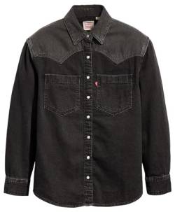 Levi's Damen Teodora Western Shirt Blacks, Off to The Ranch 2, L von Levi's