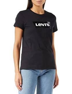 Levi's Damen The Perfect Tee T-Shirt,Black Agate,S von Levi's