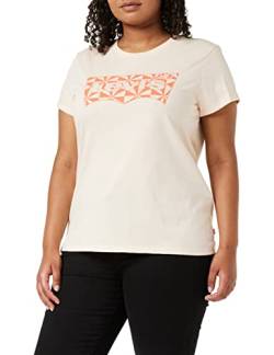 Levi's Damen The Perfect Tee T-Shirt,Geo Batwing Fill Peach Puree,XXS von Levi's