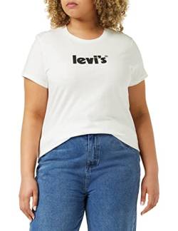 Levi's Damen The Perfect Tee T-Shirt,Poster Logo Sugar Swizzle,XS von Levi's