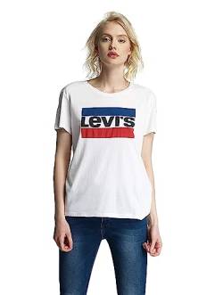 Levi's Damen The Perfect Tee T-Shirt,Sportswear Logo White,M von Levi's