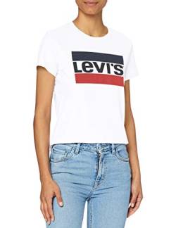 Levi's Damen The Perfect Tee T-Shirt,Sportswear Logo White,XS von Levi's