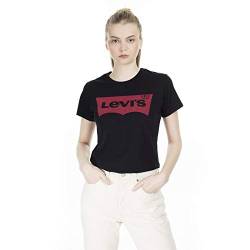 Levi's Damen The Perfect Tee T-Shirt,Stonewashed Black,XXS von Levi's