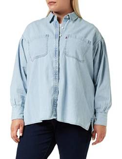 Levi's Damen Villa Tunic Hemd Collision Course 1 (Blau) XS von Levi's