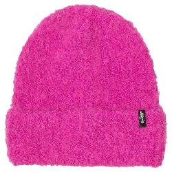 Levi's Damen Women's Fuzzy Beanie, Dark Pink, One Size von Levi's