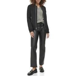 Levi's Damen Women's Poly Bomber Jacket with Contrast Zipper Pockets Jacke, schwarz, Small von Levi's