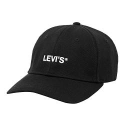 Levi's Damen Youth Sport Cap Headgear, Regular Black, One Size von Levi's