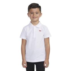 Levi's Garçon Back Neck Tape Polo Jungen Lvb Nackenband 8ea893 Polohemd, weiß, 8 Jahre, cremefarben von Levi's