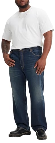 Levi's Herren 501 Original Fit Big & Tall Regular OR Straight, Low Tide Blues, 48W / 32L von Levi's