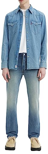 Levi's Herren 501 Original Fit Jeans, Misty Lake, 32W / 34L von Levi's