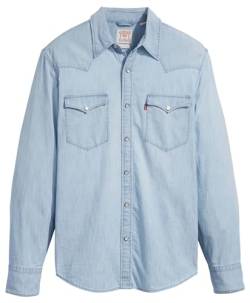 Levi's Herren Barstow Western Standard Hemd,Burnett Light Chambray,L von Levi's