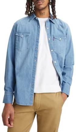 Levi's Herren Barstow Western Standard Hemd,Esta Noche,L von Levi's