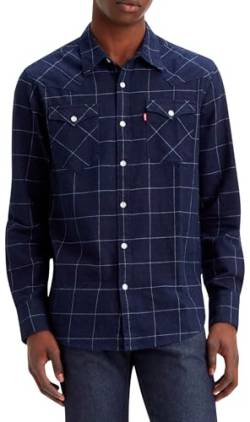 Levi's Herren Barstow Western Standard Hemd,Indigoyd2 Dk.Indigo,S von Levi's