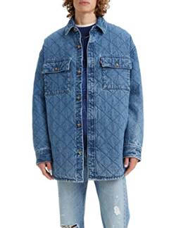 Levi's Herren Bernal Heights Overshirt Hemd, Kingpin - Inglside Overshirt, Blau, S von Levi's